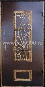 Входная дверь из массива с порошковым напылением и ковкой MS-6, цена 112 500  руб.